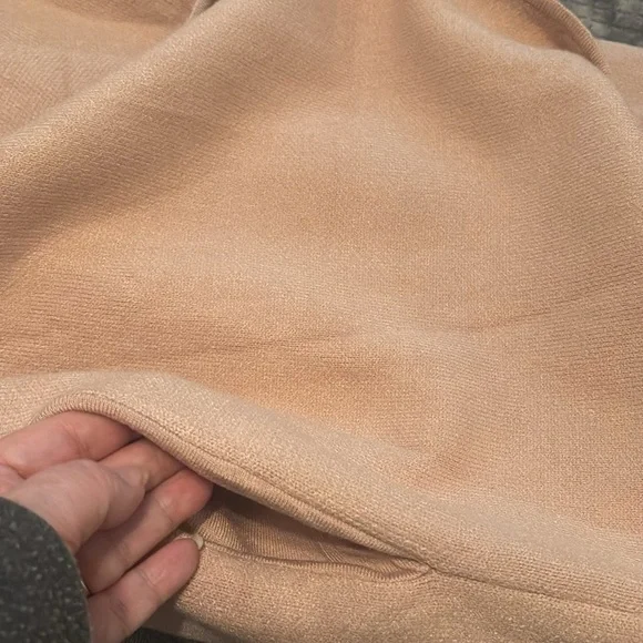 NWT Chicwish Open Front Cardigan Pockets Wide Collar Camel Tan Small - Picture 12 of 12